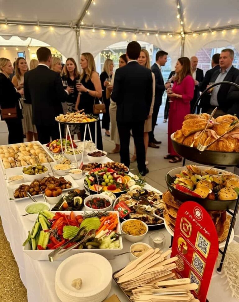 Elegant corporate buffet with fresh, gourmet food by Your Private Chef in Australia.