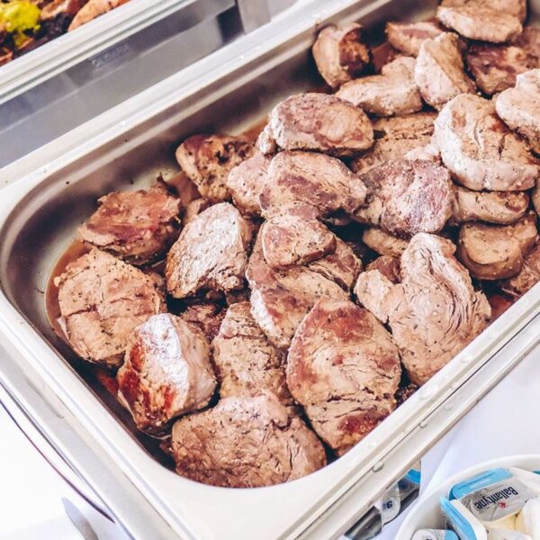 Platter - Grass-fed mini porterhouse fillet steaks in steak seasoning (gf, df