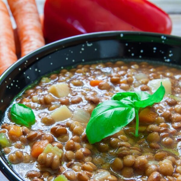 Hearty lentil & Vegetable Soup