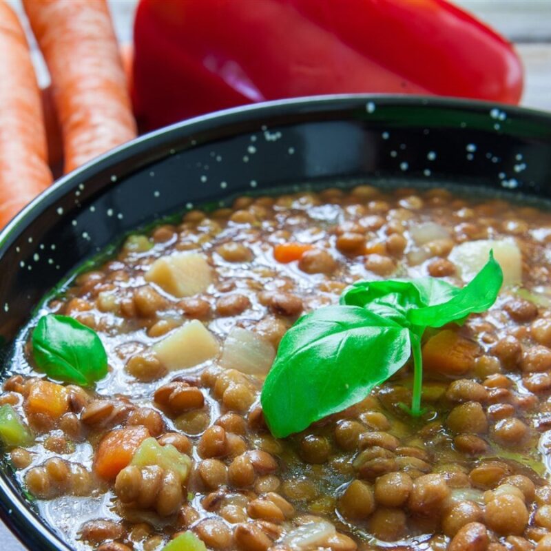 Hearty lentil & Vegetable Soup