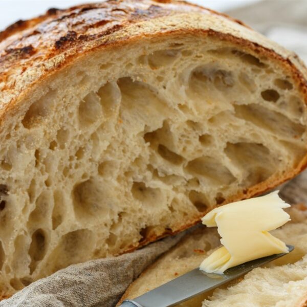 Sourdough sliced loaf from Noisette Bakery sliced
