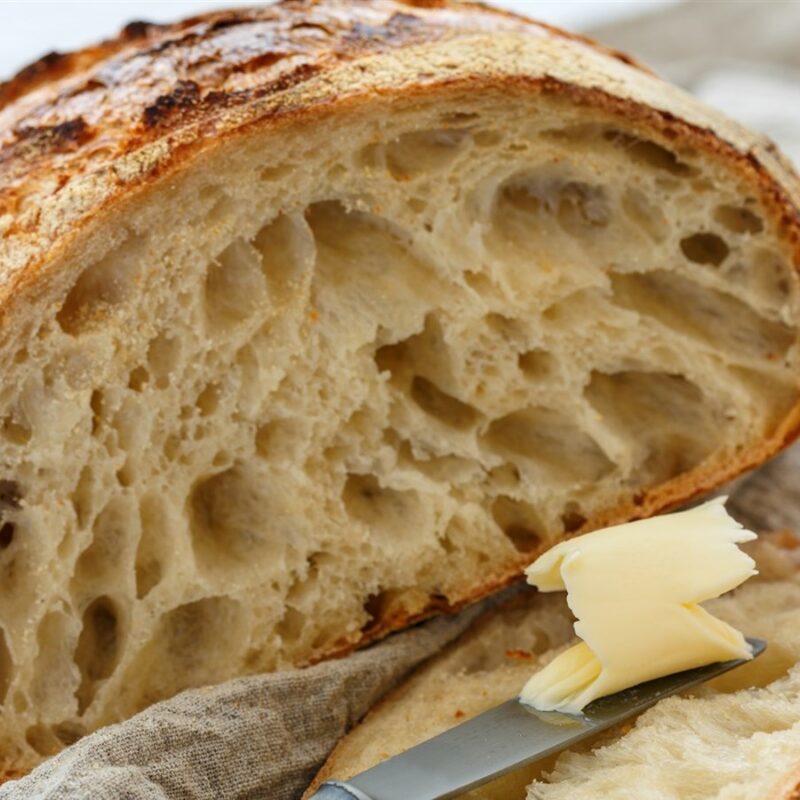 Sourdough sliced loaf from Noisette Bakery sliced
