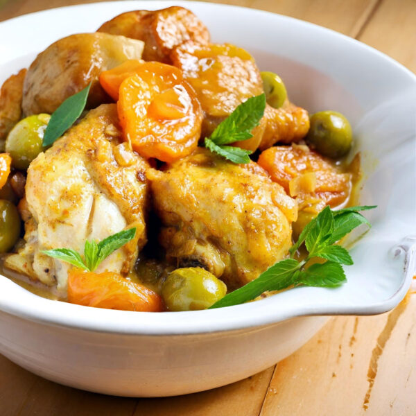 Apricot Chicken and Steamed Rice (400g) GF