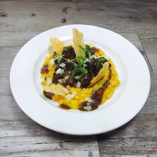 Button Mushroom and Porcini Risotto