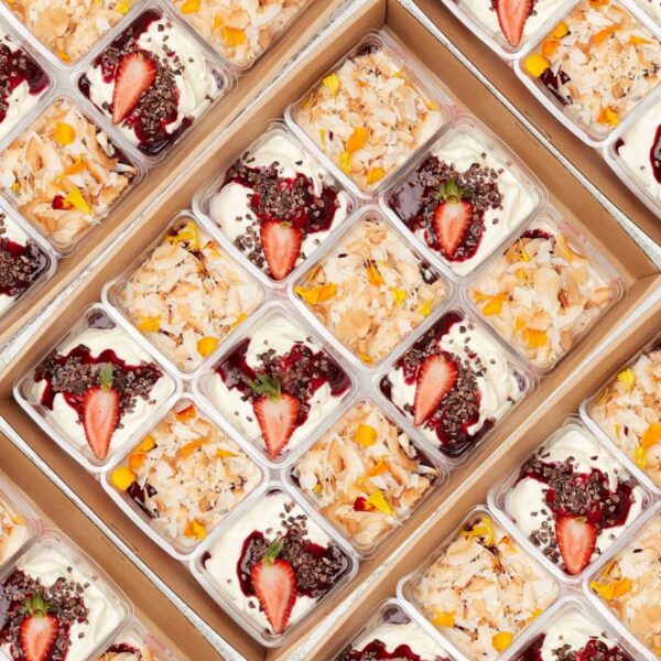 Granola & Berry Parfait Box Combo Platter