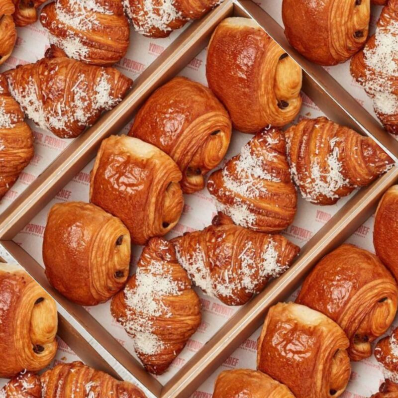 Mini Chocolate Croissant Pastry from Noisette Bakery