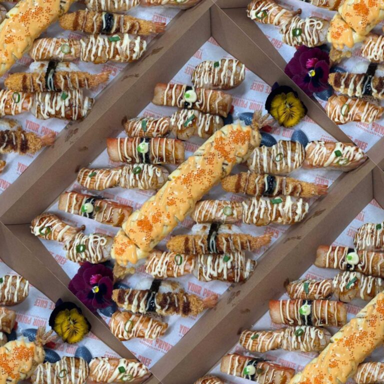 Platter - Grilled seafood Nigiri Sushi