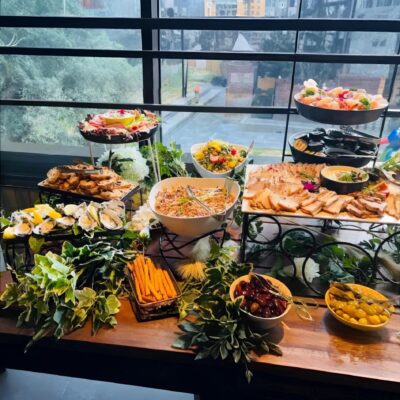 Premium Cold Seafood & Meat Grazing Station