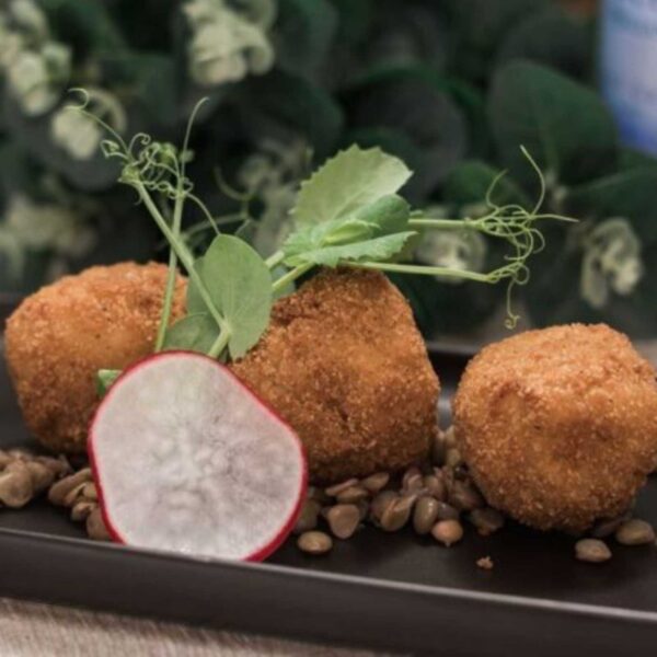Pumpkin, thyme and fetta arancini