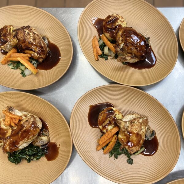 Hire - Crockery - Large Oval Brown Plate