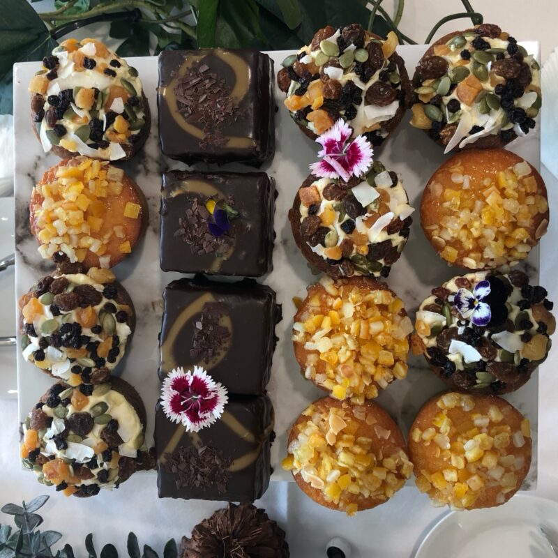 Carrot & Choc Mud Cakes - Individual sweet cake Box ***Contains Nuts