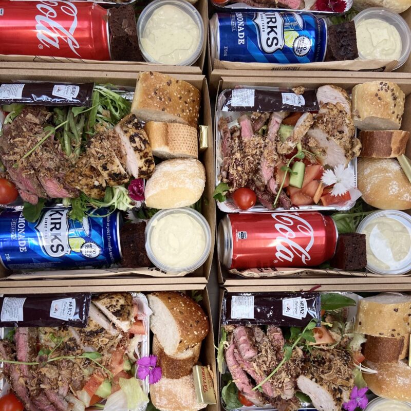 Individual Cold meats and salad box