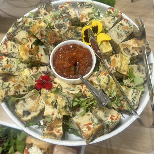 Frittata Box - Gypsy ham, semi dried tomato & tasty cheese baby frittata