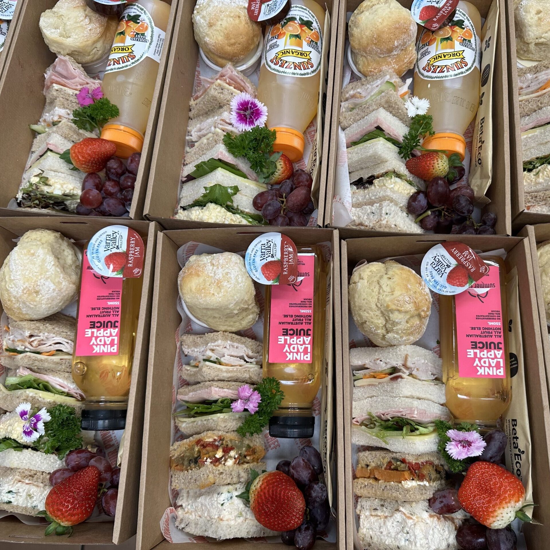 Individual Lunch In A box from Your Private Chef