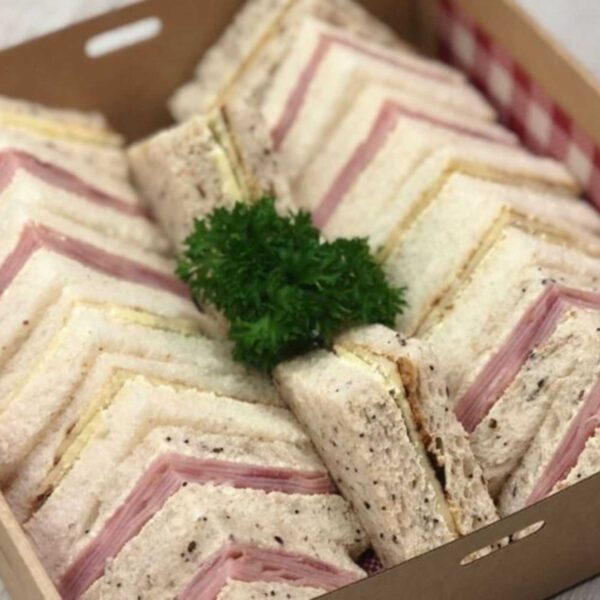 Kids triangle sandwiches on white & wholemeal bread
