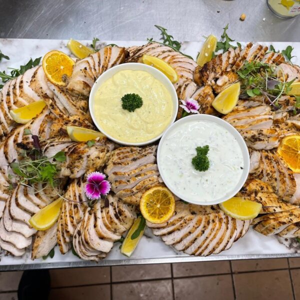Cold Cajun Chicken Breast Platter Box