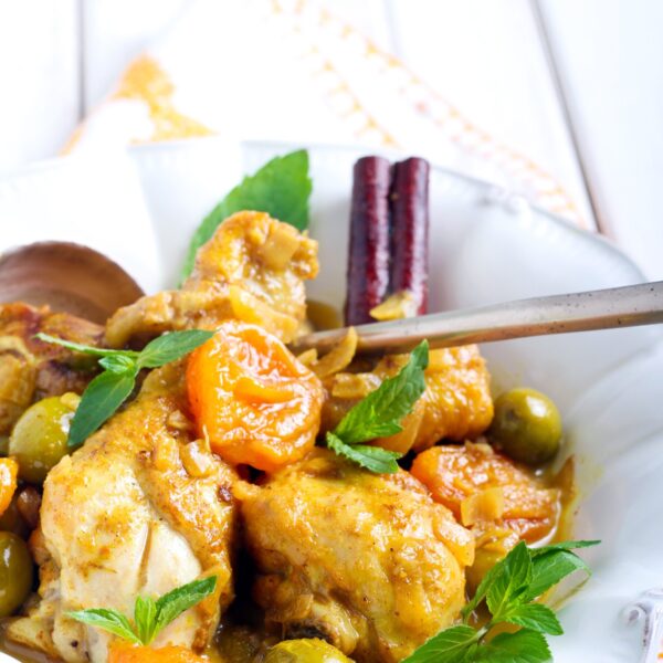 Apricot Chicken w Steamed Rice