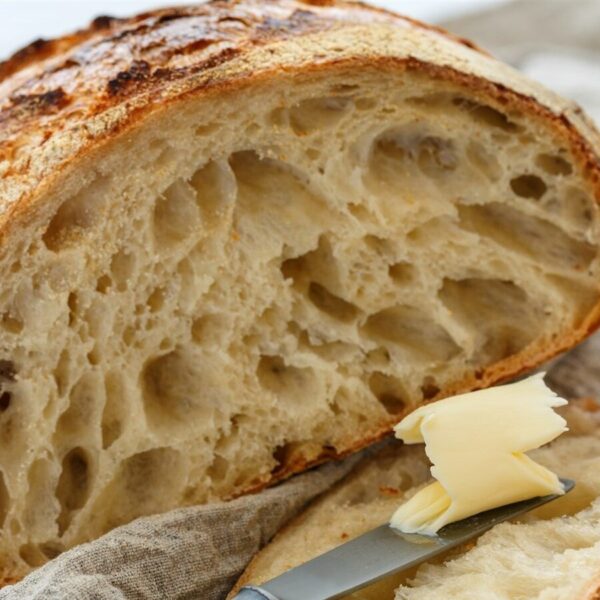 Sourdough sliced loaf from Noisette Bakery sliced