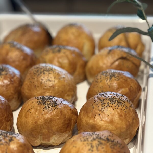Mini beef wellingtons wrapped in flaky puff pastry
