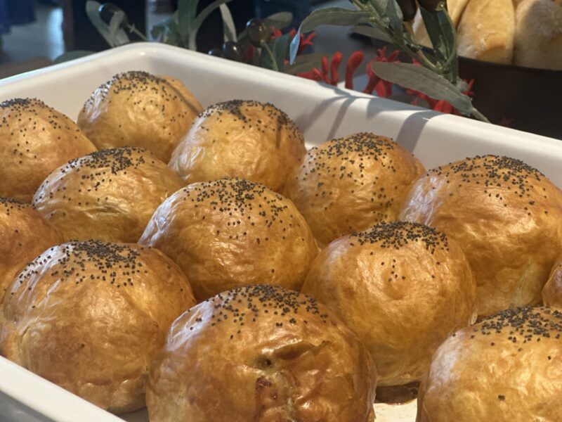 Mini beef wellingtons wrapped in flaky puff pastry - Image 3