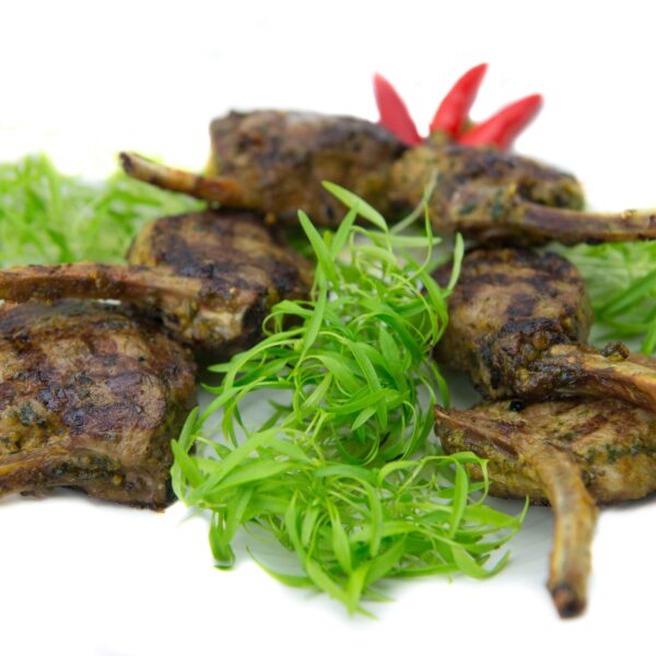 Spiced lamb kofta with cumin tzatziki (gf)