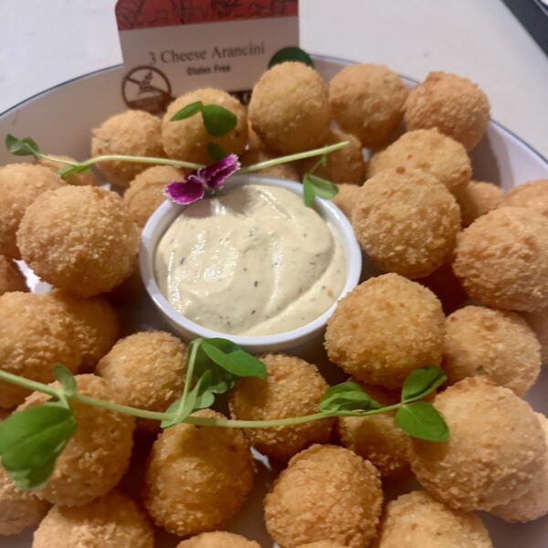 Three cheese arancini