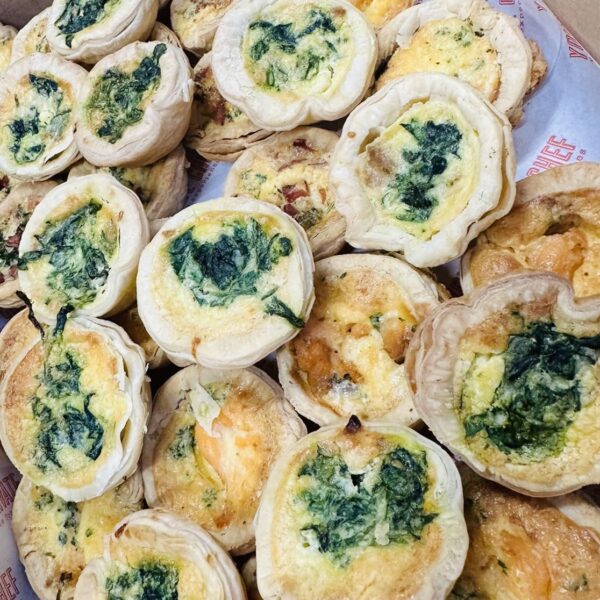 Quiche - Spinach & fetta (V) (Mini)